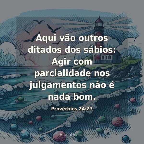 Provérbios 24:23