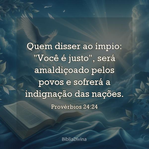 Provérbios 24:24