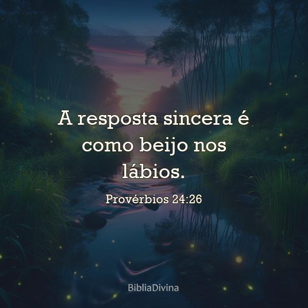 Provérbios 24:26