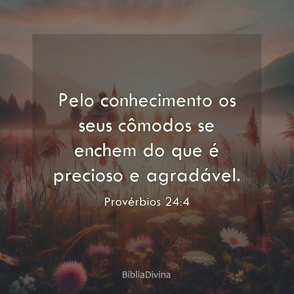 Provérbios 24:4