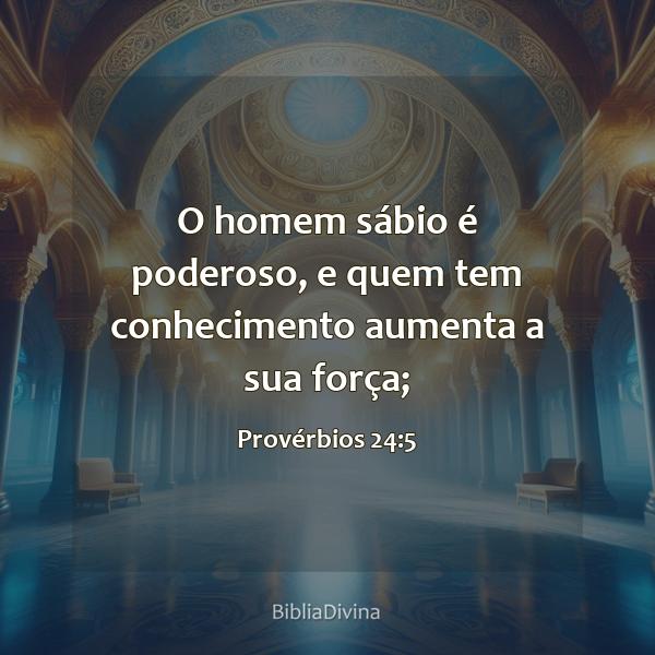 Provérbios 24:5