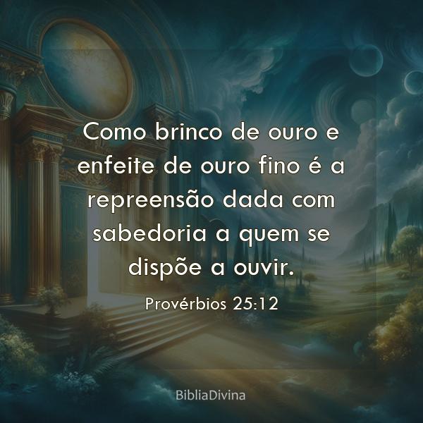 Provérbios 25:12