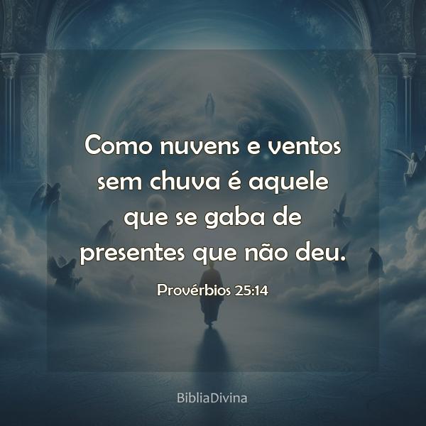 Provérbios 25:14