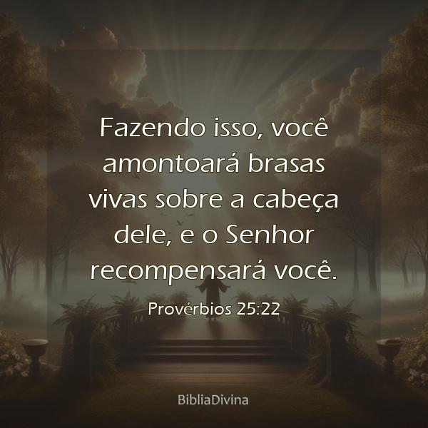 Provérbios 25:22