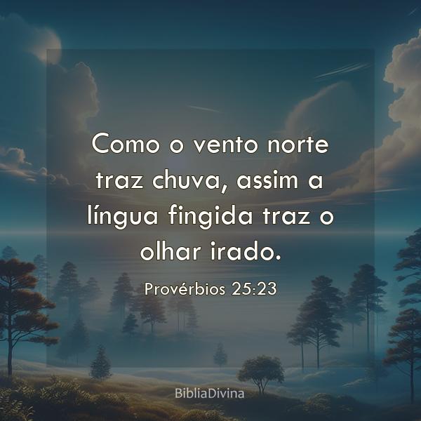 Provérbios 25:23