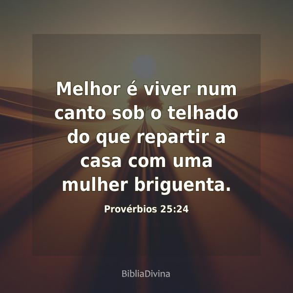 Provérbios 25:24