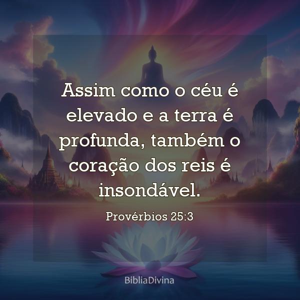 Provérbios 25:3