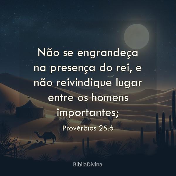 Provérbios 25:6