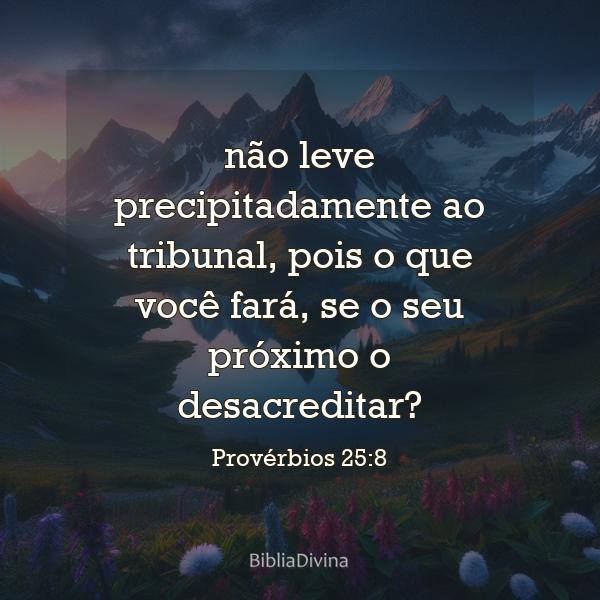 Provérbios 25:8