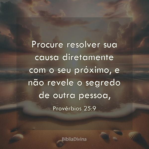 Provérbios 25:9