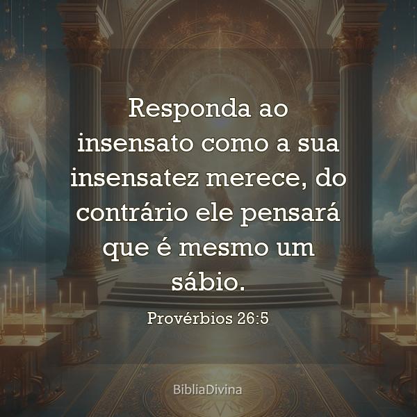 Provérbios 26:5