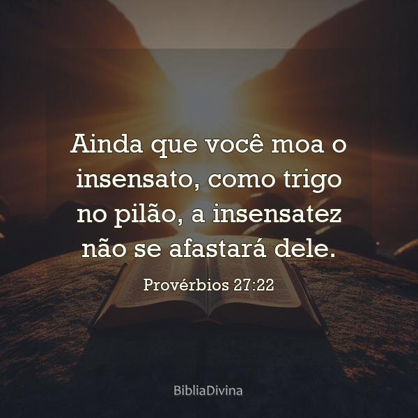 Provérbios 27:22