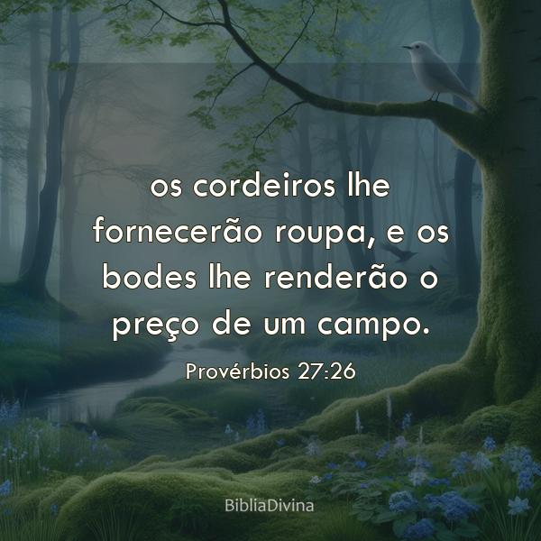 Provérbios 27:26