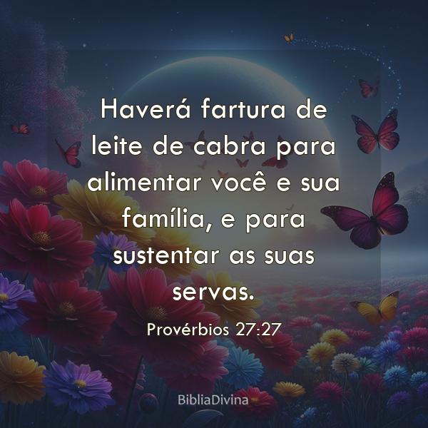 Provérbios 27:27