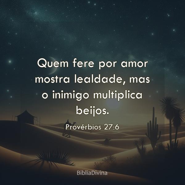 Provérbios 27:6