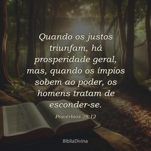 Provérbios 28:12