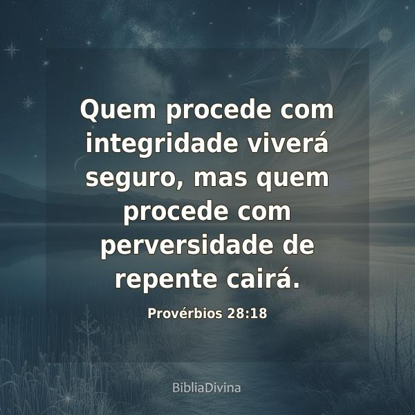 Provérbios 28:18