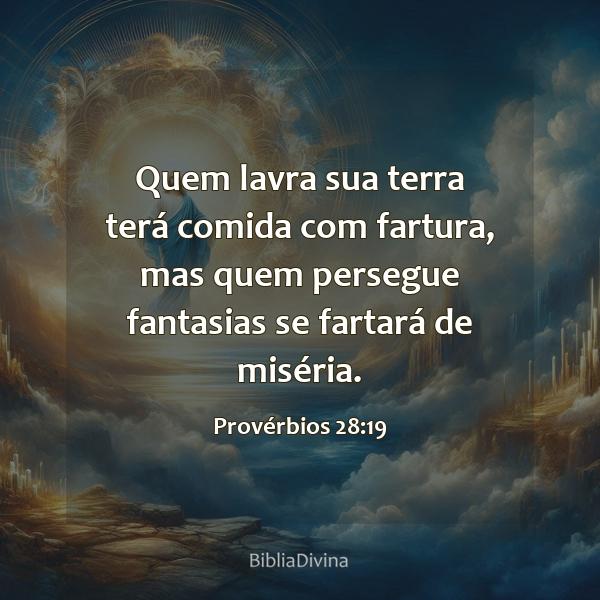 Provérbios 28:19