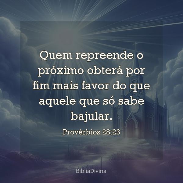 Provérbios 28:23