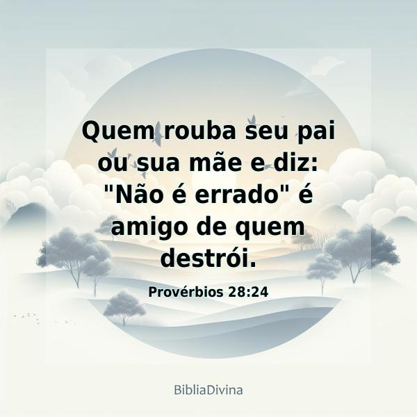 Provérbios 28:24