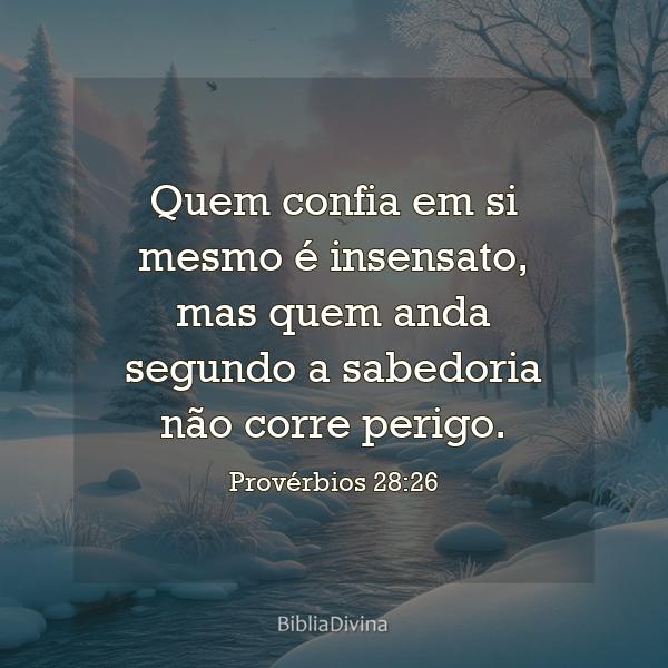 Provérbios 28:26