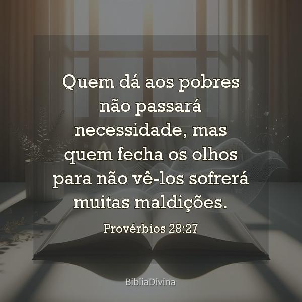 Provérbios 28:27