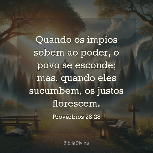 Provérbios 28:28