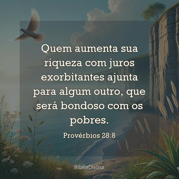 Provérbios 28:8