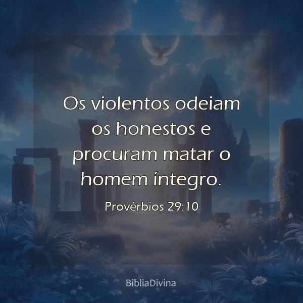 Provérbios 29:10