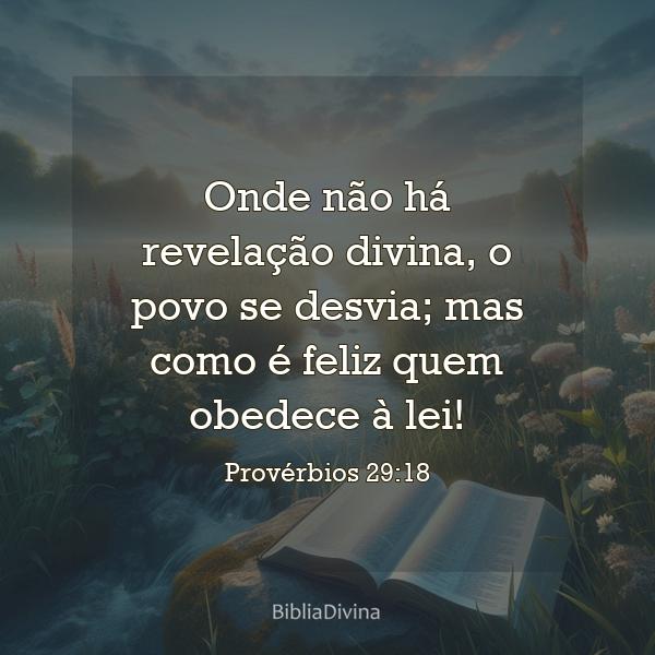 Provérbios 29:18