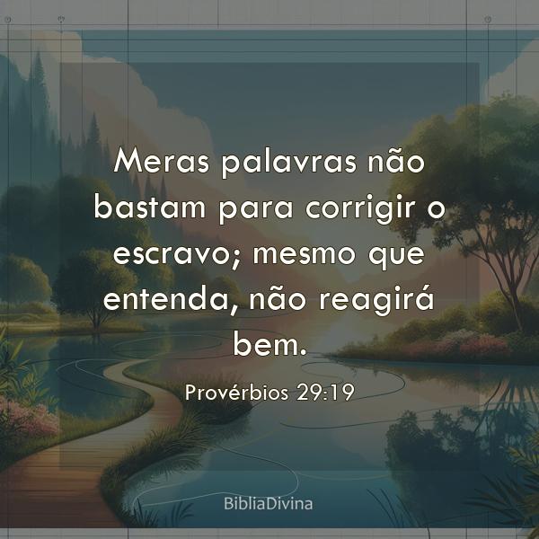 Provérbios 29:19