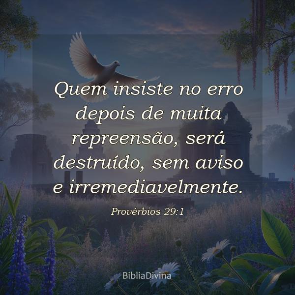 Provérbios 29:1