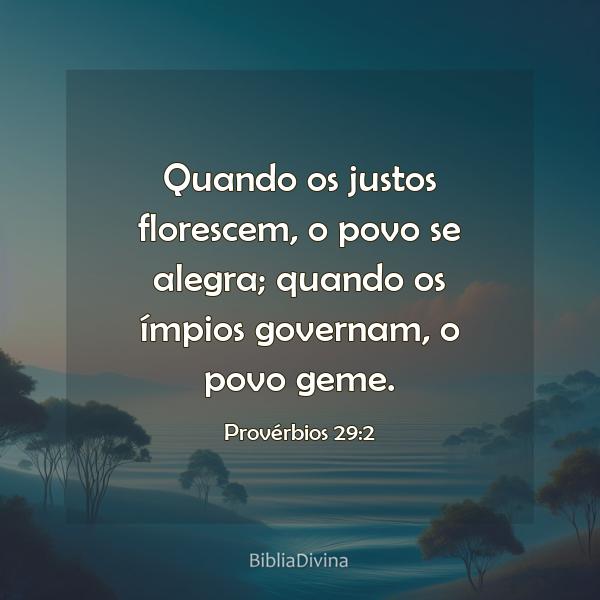 Provérbios 29:2