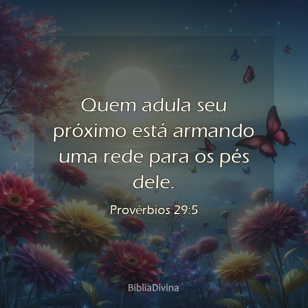 Provérbios 29:5