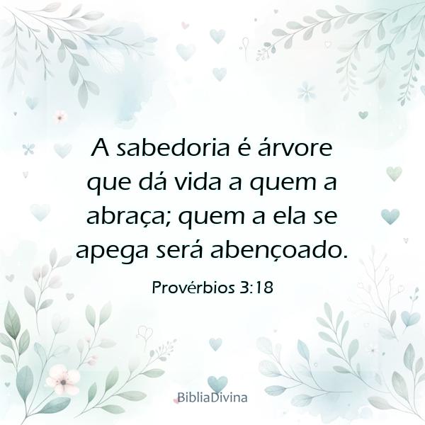 Provérbios 3:18