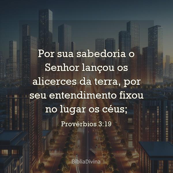 Provérbios 3:19