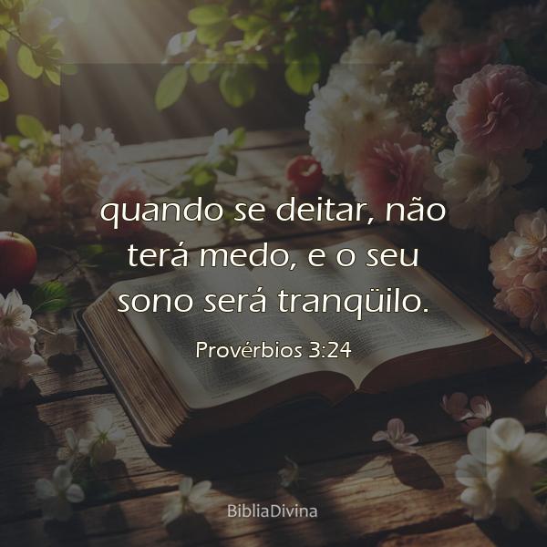 Provérbios 3:24