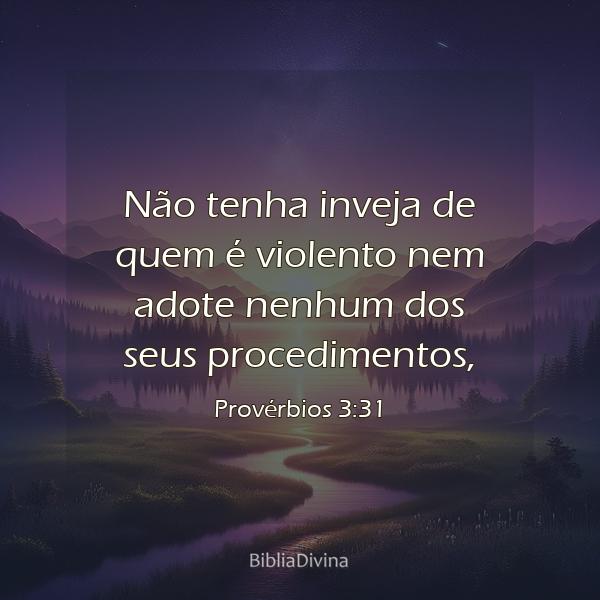 Provérbios 3:31