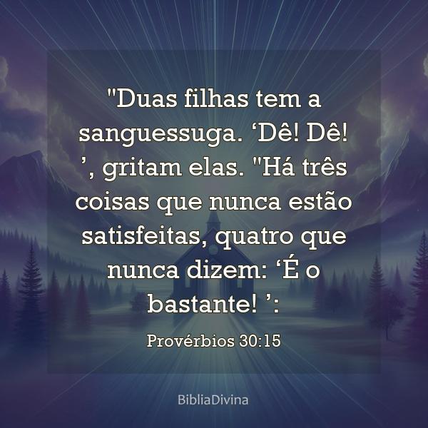 Provérbios 30:15