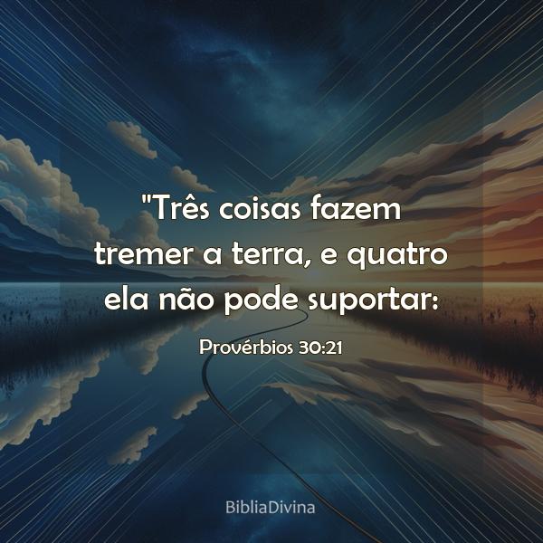 Provérbios 30:21