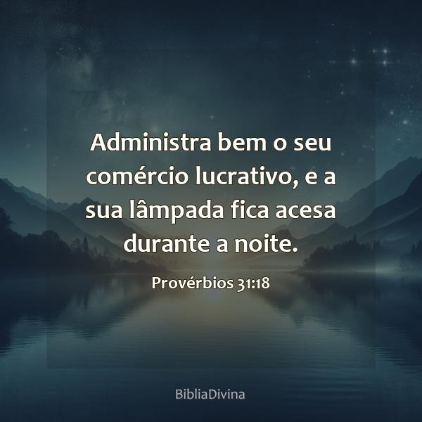 Provérbios 31:18