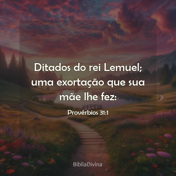 Provérbios 31:1