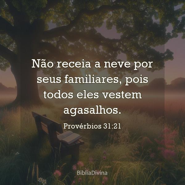 Provérbios 31:21