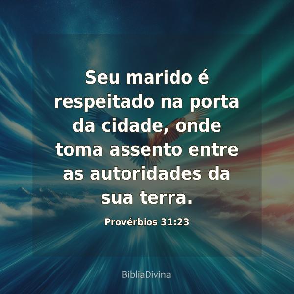 Provérbios 31:23