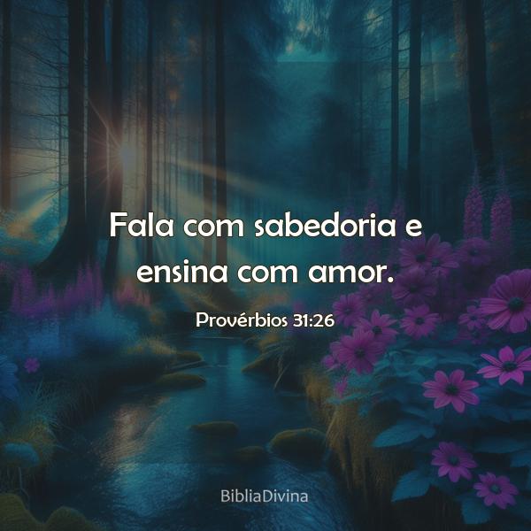 Provérbios 31:26