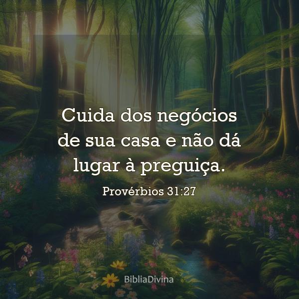 Provérbios 31:27