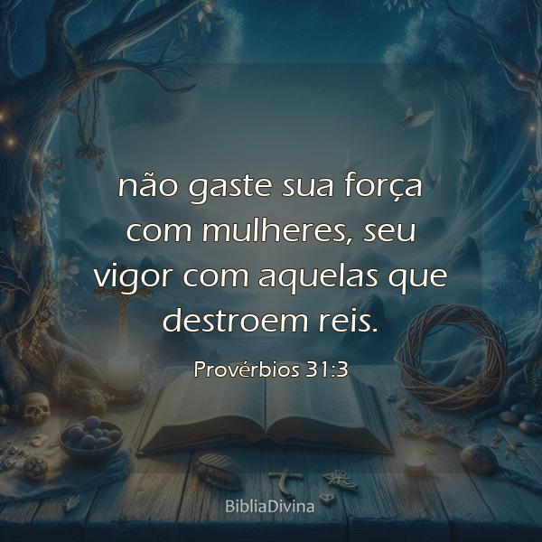 Provérbios 31:3