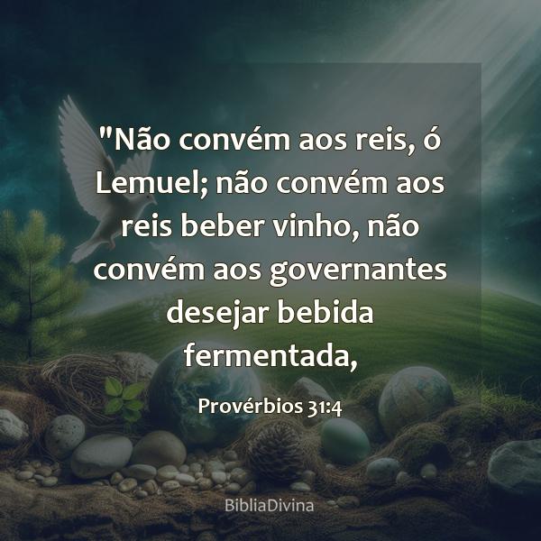 Provérbios 31:4