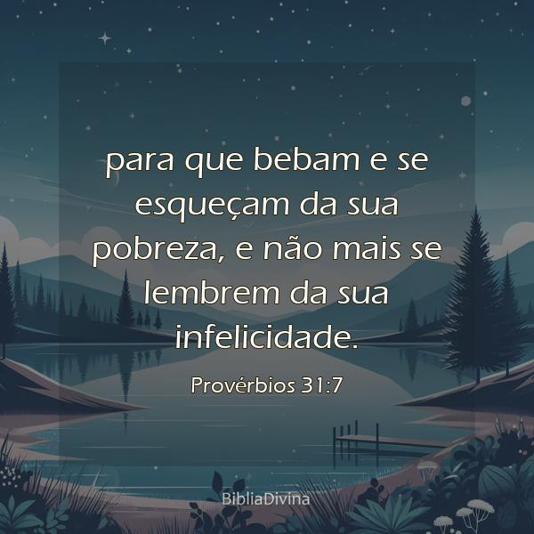 Provérbios 31:7