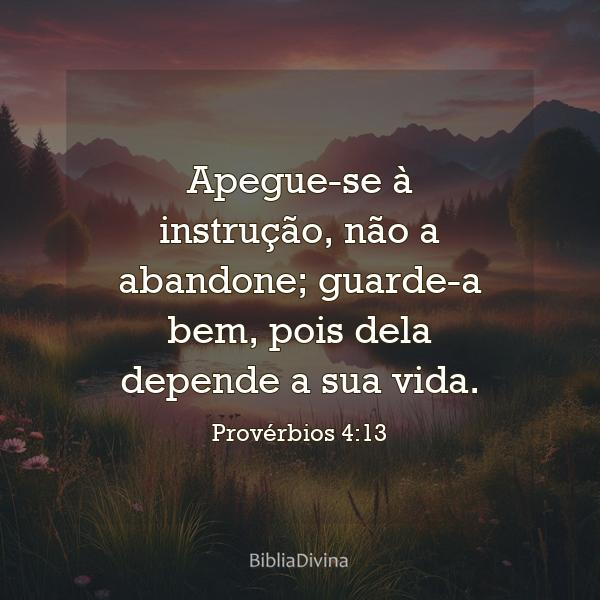 Provérbios 4:13